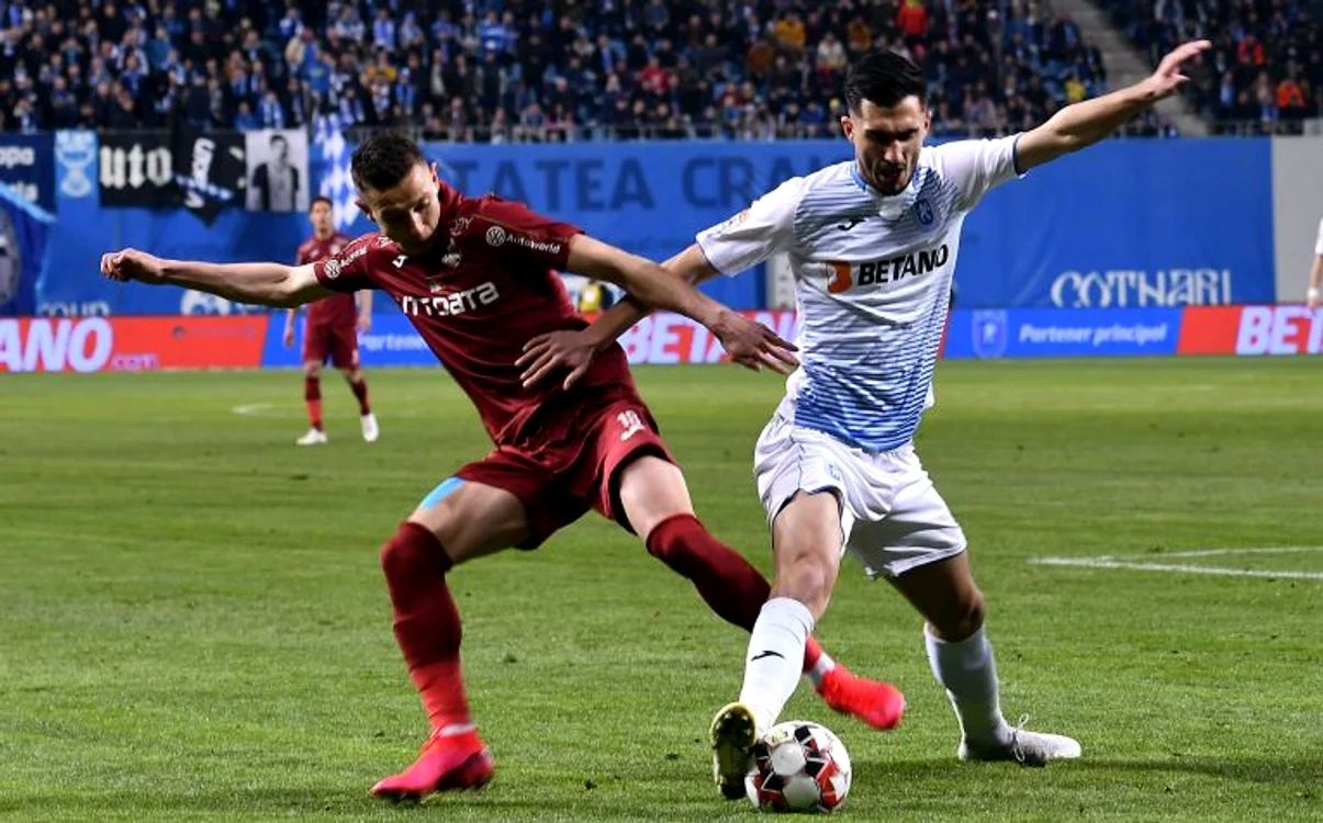 CFR Cluj și Universitatea Craiova au terminat pe primele două locuri sezonul regulatFOTO: Sportpictures.eu