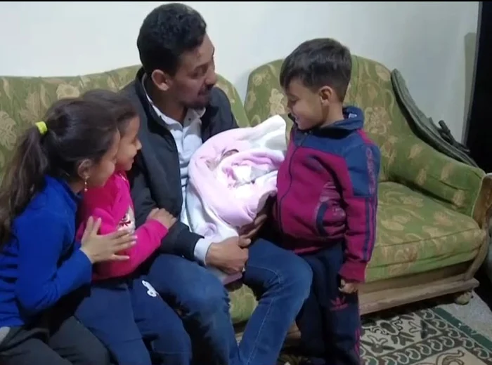 Fetița a fost adoptată de rudele ei FOTO: captură video