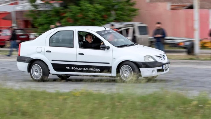 valentin porcisteanu pilot raliu la un curs