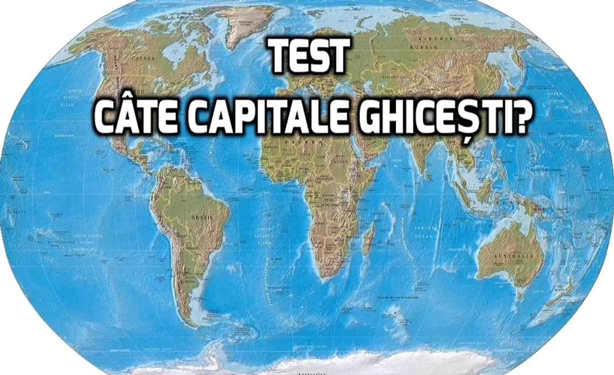 
    Test - Câte capitale ghicești?foto: playbuzz.com  