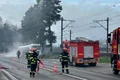 DN 1, blocat la Comarnic din cauza unor scurgeri de acid sulfuric  FOTO: ISU Prahova