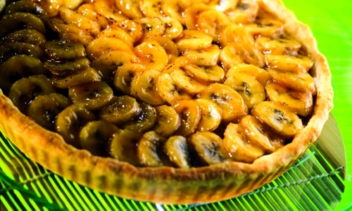 tarta cu banane si budinca de vanilie jpeg