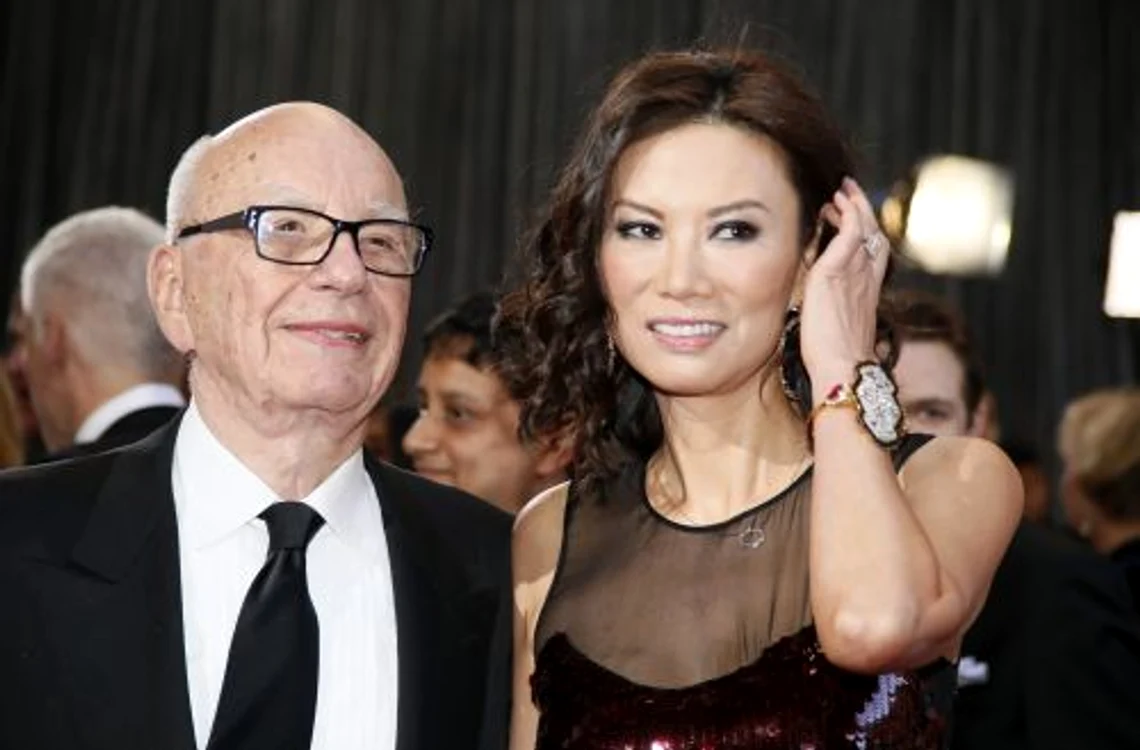Rupert şi Wendi Murdoch (FOTO REUTERS)