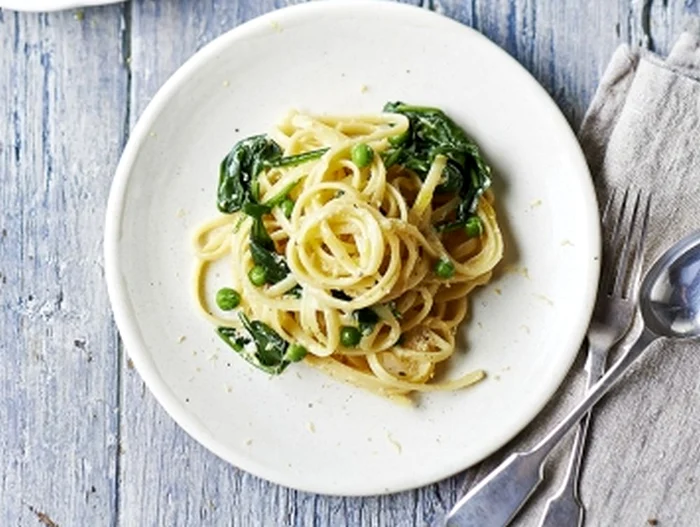 spaghete carbonara vegetariene jpeg