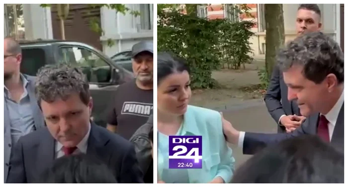Nicușor Dan, „bombardat” cu întrebări la Bruxelles FOTO: Captură video