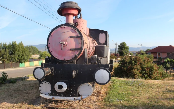 Locomotiva cu abur de la Orăștie. Foto: Dan Orghici