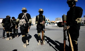 Rebeli houthi în Yemen FOTO EPA-EFE