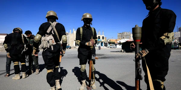 Rebeli houthi în Yemen FOTO EPA-EFE