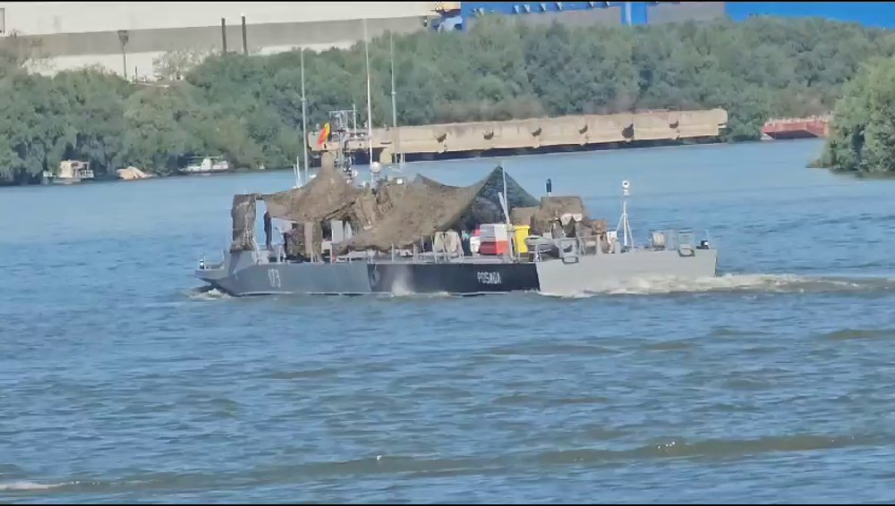 Exercițiu militar spectaculos pe brațul Chilia. Forțe militare din șapte țări sunt implicate VIDEO