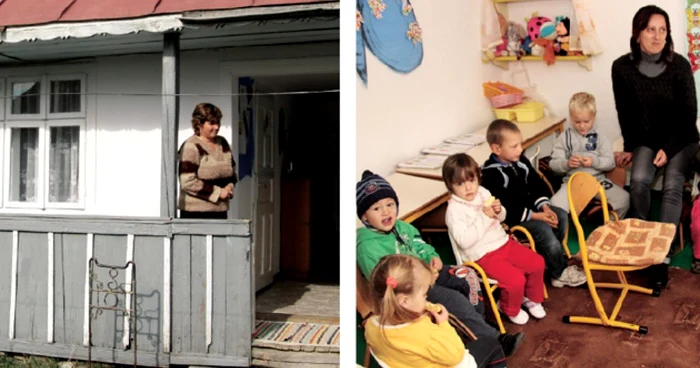 Una din grădiniţe funcţionează într-o casă închiriată, micuţii fiind obligaţi să stea înghesuiţi în camerele înguste