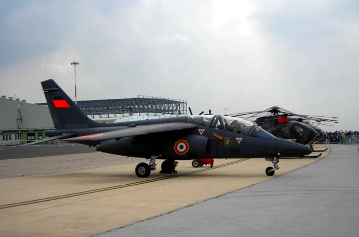 Aeronava militară Alphajet, în prim-plan FOTO Wikimedia Commons