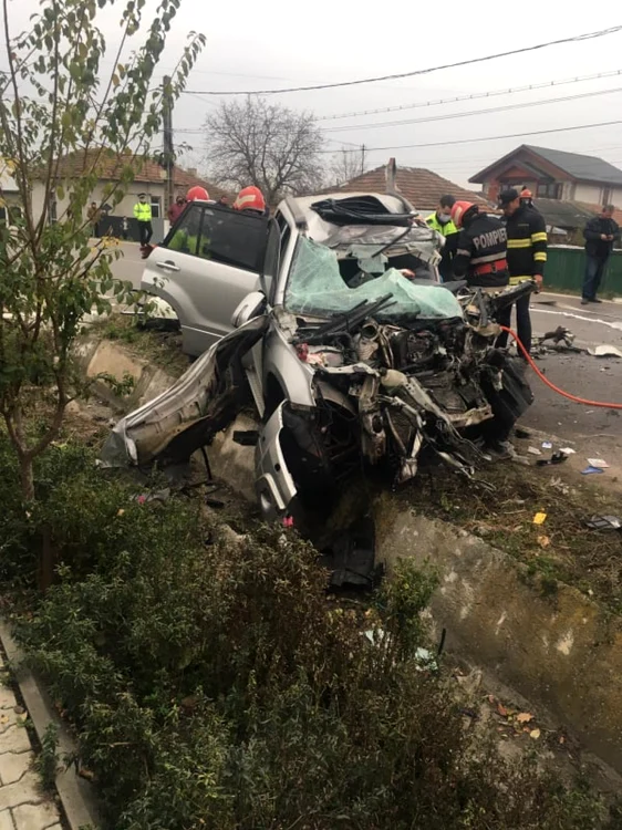 Accident în Cioranii de Jos FOTO