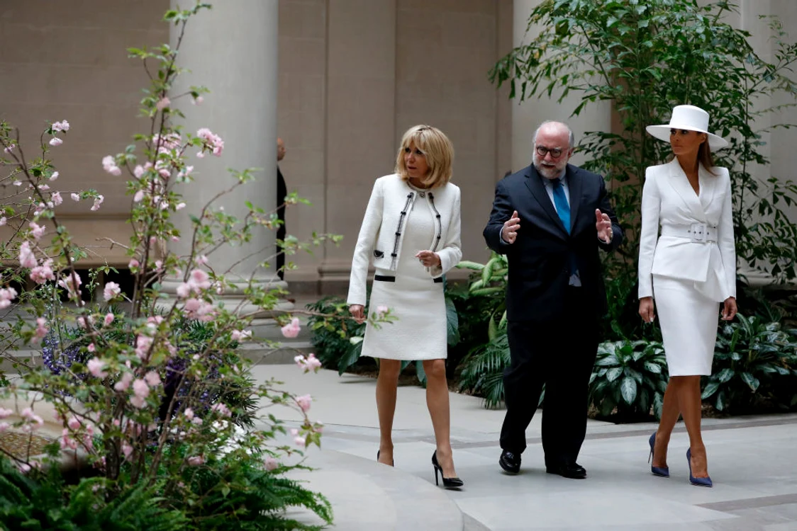 Brigitte Macron și Melania Trump