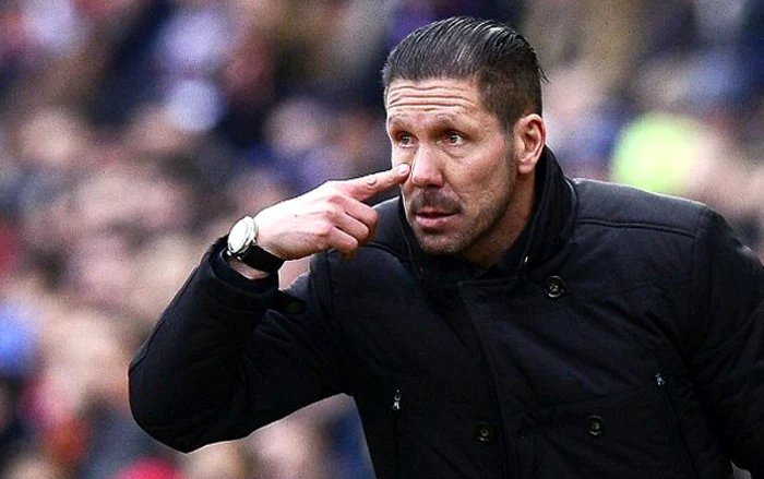 Diego Simeone, antrenorul lui Atletico Madrid. Foto EPA EFE
