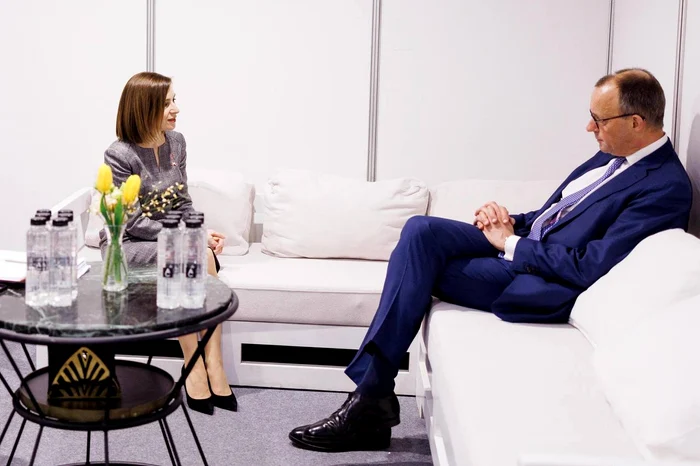 Maia Sandu l-a felicitat pe Friedrich Merz pentru victoria în alegeri. FOTO: Telegram
