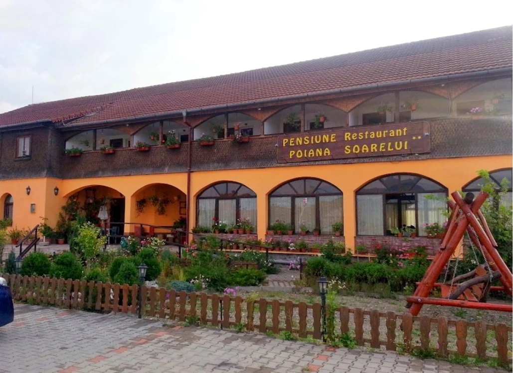Pensiunea Poiana Soarelui din Tălmaciu - Sibiu înainte de incendiul care a transformat-o în scrum Foto Daciana Stoica - Adevărul