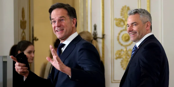 Mark Rutte si Karl Nehammer FOTO Profimedia jpg