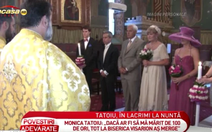 Evenimentul a fost unul foarte emoţionant pentru familia Tatoiu (captură: Acasă TV)