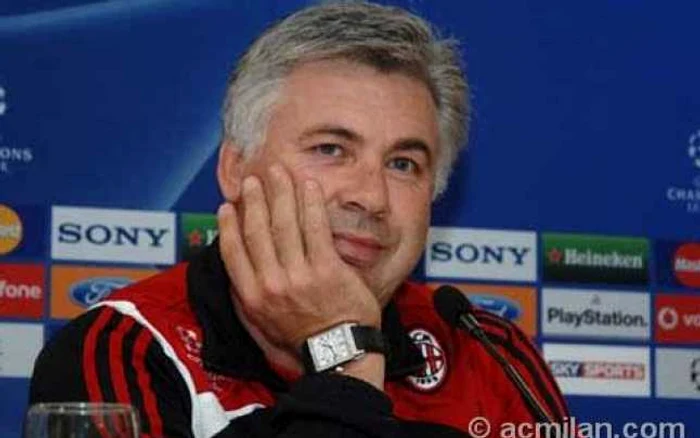 FOTBAL: Carlo Ancelotti şi-a anunţat plecarea de la AC Milan